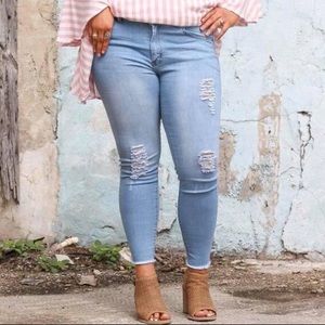 Distressed Skinnies